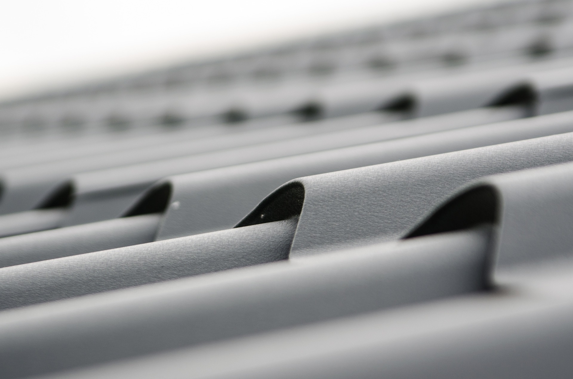 Roof sheet waterproofing material close up
